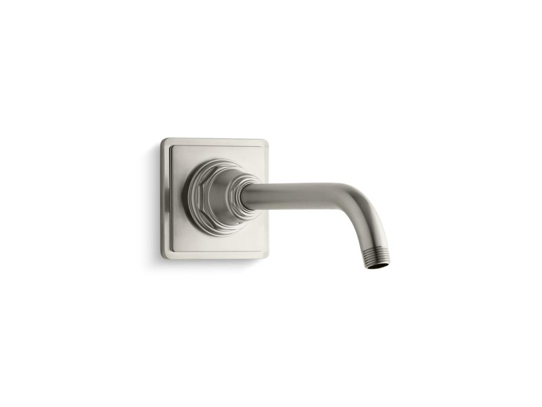 Kohler Pinstripe Shower arm and flange - Vibrant Brushed Nickel by Kohler