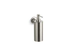 Kohler Purist Wall-mount soap/lotion dispenser - Vibrant Brushed Nickel - image 1