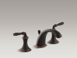 Kohler | Devonshire | Widespread Bathroom Sink Faucet - Vibrant Polished Brass - image 3