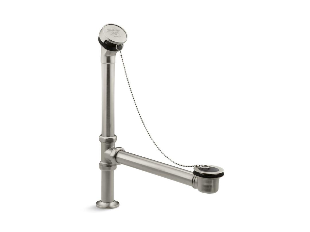 AntiqueE Bath drain, chain and rubber stopper by Kohler