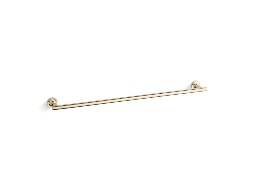 Kohler Purist 30'' towel bar - Vibrant French Gold by Kohler