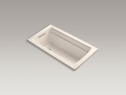 Archer 60'' x 32'' alcove bath with integral apron, integral flange and right-hand drain - image 3