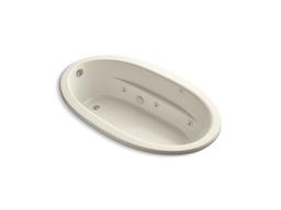 Kohler Sunward 72'' x 42'' drop in whirlpool bath - Biscuit - image 3