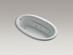 Kohler Sunward 72'' x 42'' drop in whirlpool bath - Biscuit - image 4