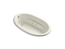 Kohler Sunward 72'' x 42'' drop in whirlpool bath - Biscuit - image 1