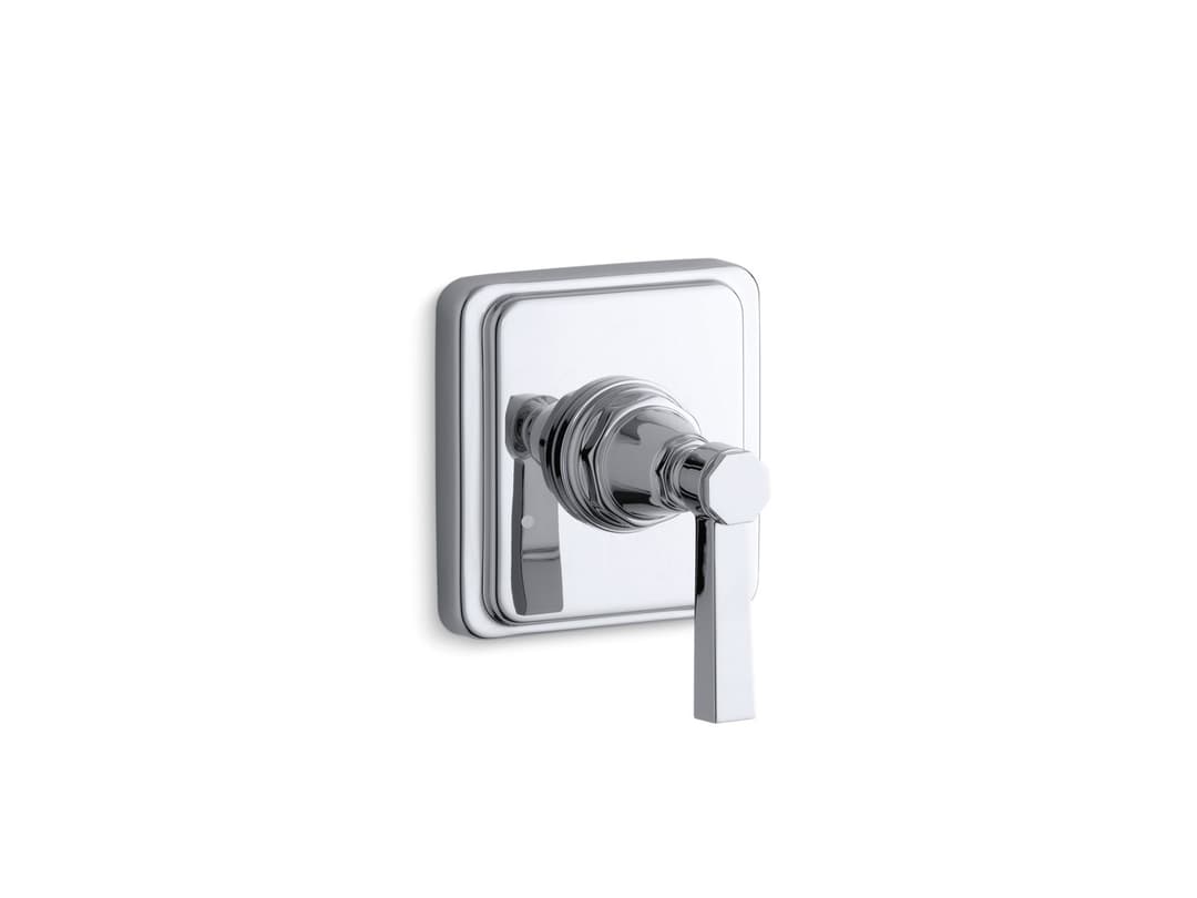 Kohler Pinstripe Pure MasterShower transfer valve trim lever handle - Polished Chrome by Kohler