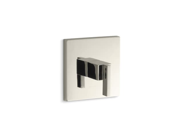 Kohler Loure MasterShower temperature control valve trim - Vibrant Polished Nickel