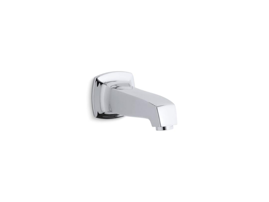 Kohler Margaux wall-mount non-diverter bath spout - Polished Chrome by Kohler