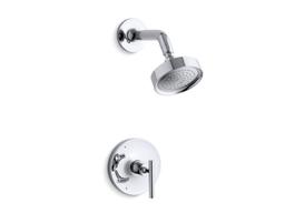 Kohler Purist Rite-Temp shower trim kit with lever handle, 2.5 gpm - Polished Chrome - image 1