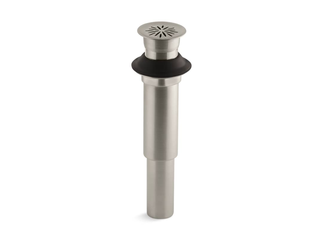 Kohler Decorative grid drain without overflow - Vibrant Brushed Nickel by Kohler