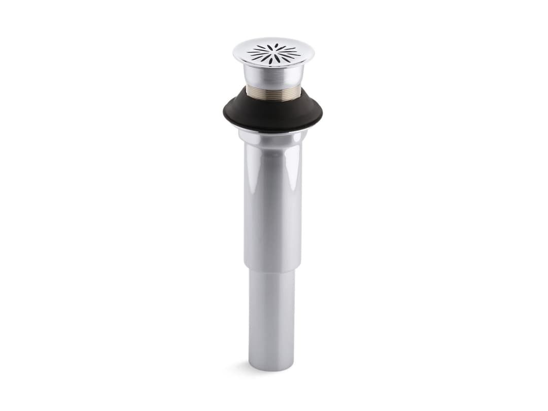 Kohler Decorative grid drain without overflow - Polished Chrome by Kohler