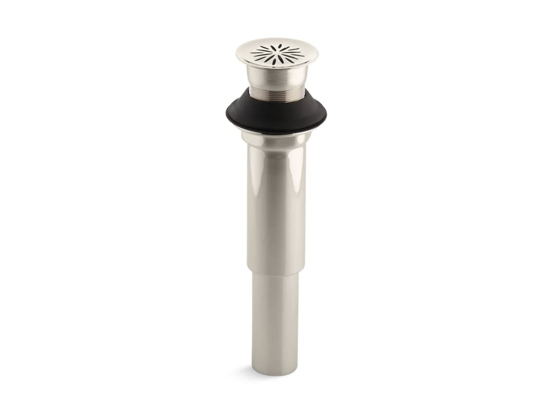 Kohler Decorative grid drain without overflow - Vibrant Polished Nickel by Kohler