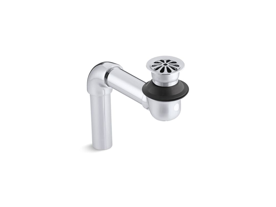 Kohler Bathroom sink offset drain with open strainer - Polished Chrome by Kohler