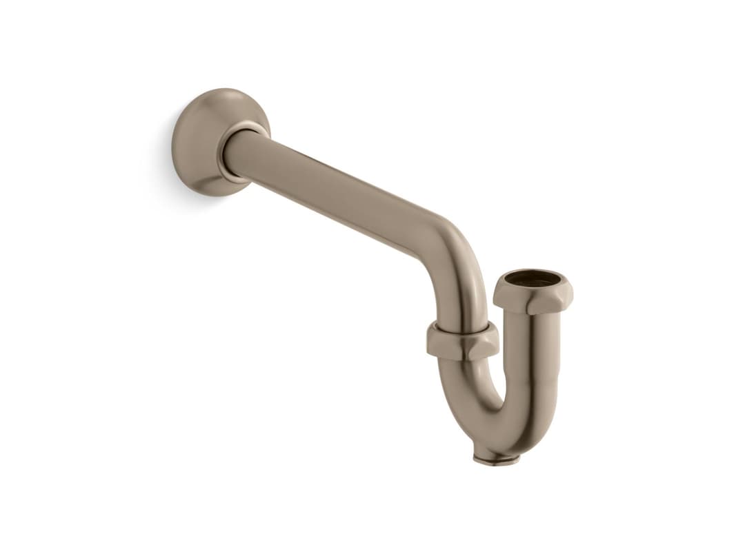 Kohler Adjustable P-trap with long tubing outlet, 1-1/4'' x 1-1/4'' - Vibrant Brushed Bronze by Kohler