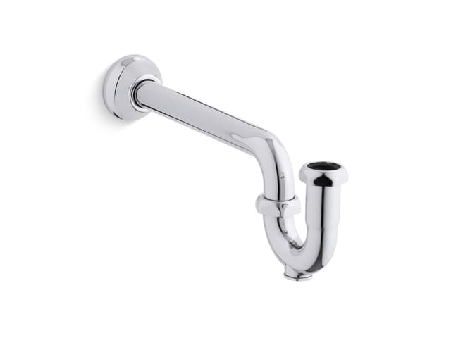 Kohler Adjustable P-trap with long tubing outlet, 1-1/4'' x 1-1/4'' - Polished Chrome