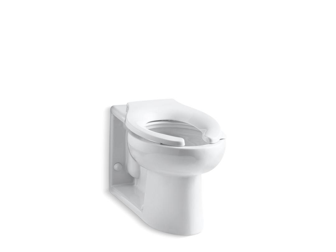 AngleseyE Floor-mount rear spud flushometer bowl by Kohler