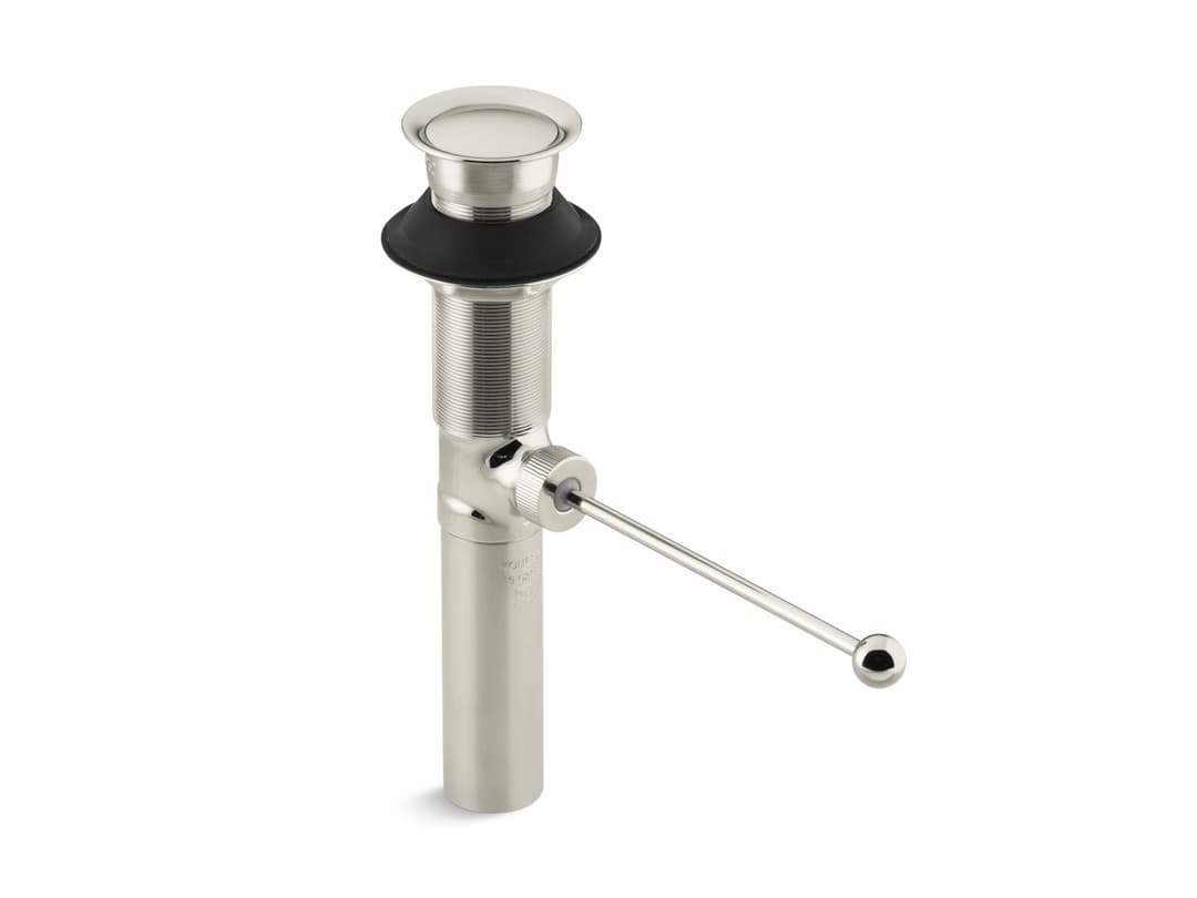 Kohler Premier pop-up drain, exposed, without overflow - Vibrant Polished Nickel by Kohler