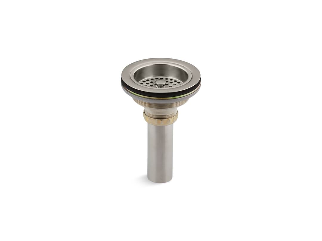 Kohler | Duostrainer | Kitchen Sink Basket Strainer - Vibrant Brushed Nickel by Kohler