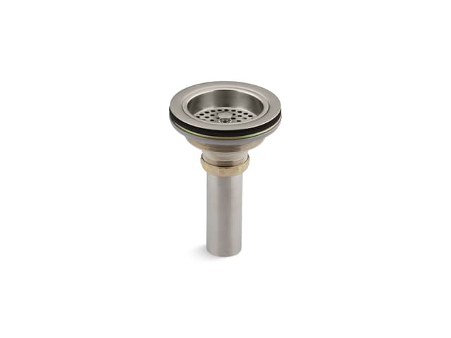 Kohler | Duostrainer | Kitchen Sink Basket Strainer - Vibrant Brushed Nickel