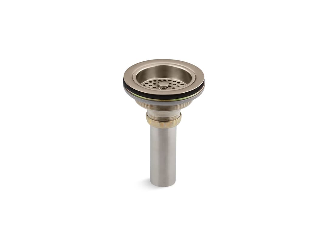 Kohler | Duostrainer | Kitchen Sink Basket Strainer - Vibrant Brushed Bronze by Kohler