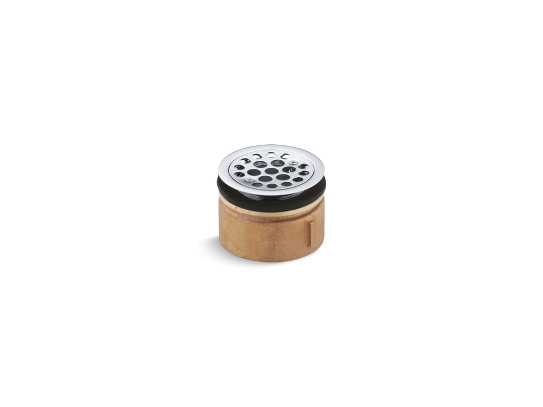 Kohler Service sink strainer tapped for 3'' NPT - Polished Chrome by Kohler