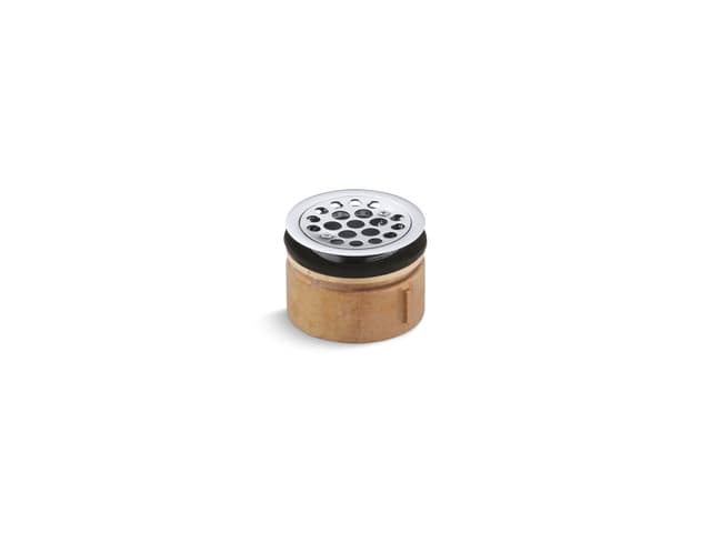 Kohler Service sink strainer tapped for 3'' NPT - Polished Chrome