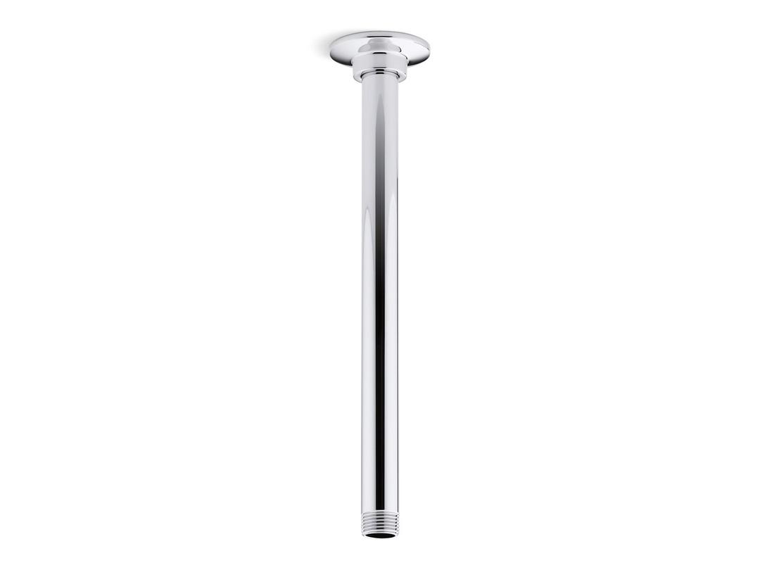 12'' ceiling-mount single-function rainhead arm and flange by Kohler