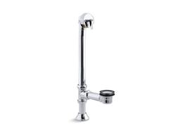 Iron Works Decorative 1-1/2'' adjustable pop-up bath drain for 5' whirlpool with tailpiece - Polished Chrome - image 1