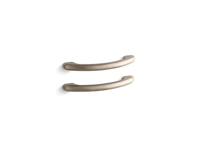 Kohler Grab bars for whirlpool baths with Spa/Massage package - Vibrant Brushed Bronze