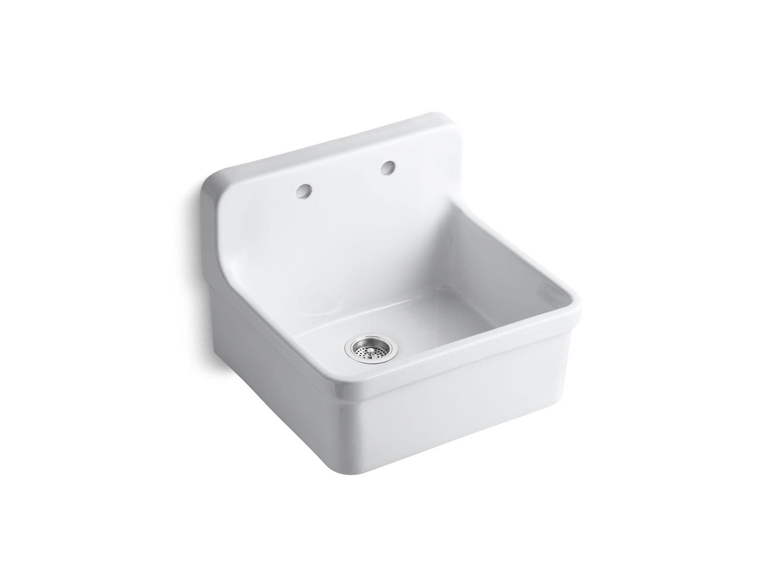 Kohler Gilford™ 24" top-/wall-mount single-bowl farmhouse kitchen sink by Kohler