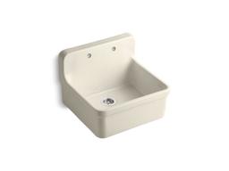 Kohler GilfordE 24'' top-/wall-mount single-bowl farmhouse kitchen sink - White - image 2