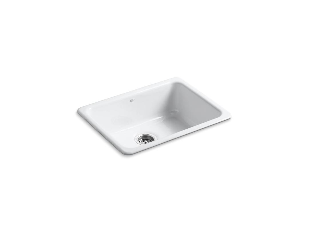 Kohler | Iron/Tones | Undermount Kitchen Sink - White by Kohler