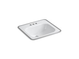 Kohler Tahoe 20'' rectangular drop-in bathroom sink - White - image 1