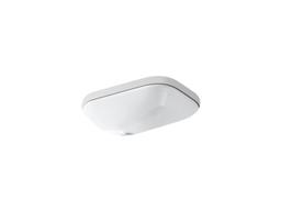 Kohler Tahoe 20'' rectangular undermount bathroom sink - White - image 1