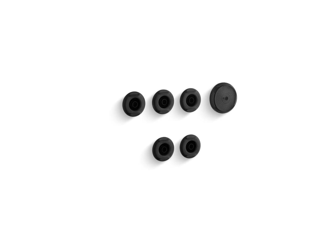 Kohler Flexjet Whirlpool trim kit with five jets - Brushed Black by Kohler