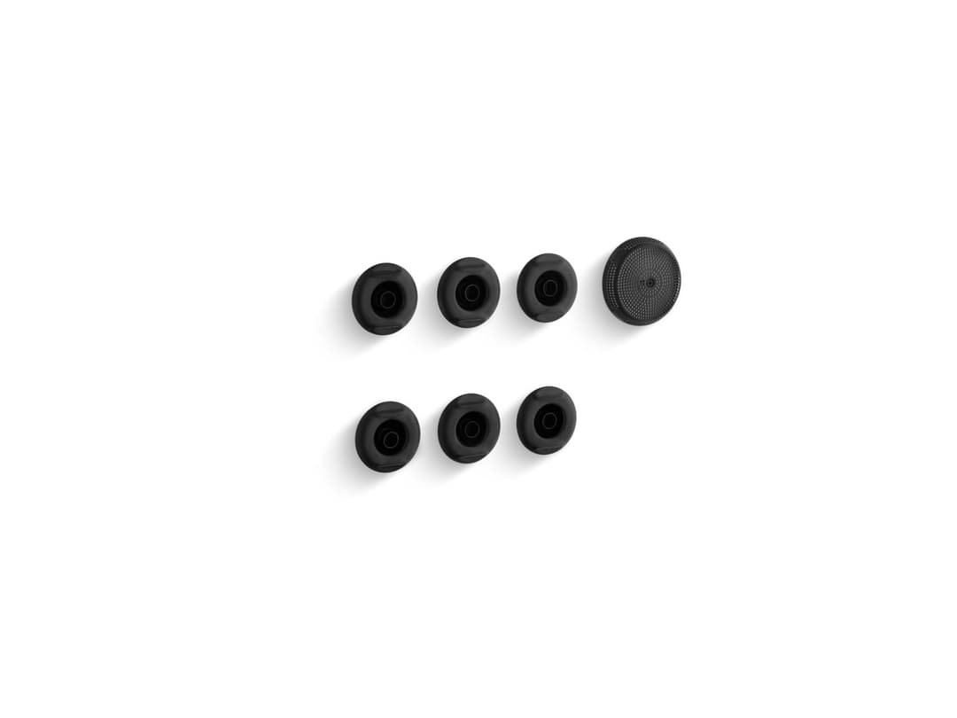 Kohler Flexjet Whirlpool trim kit with six jets - Brushed Black by Kohler