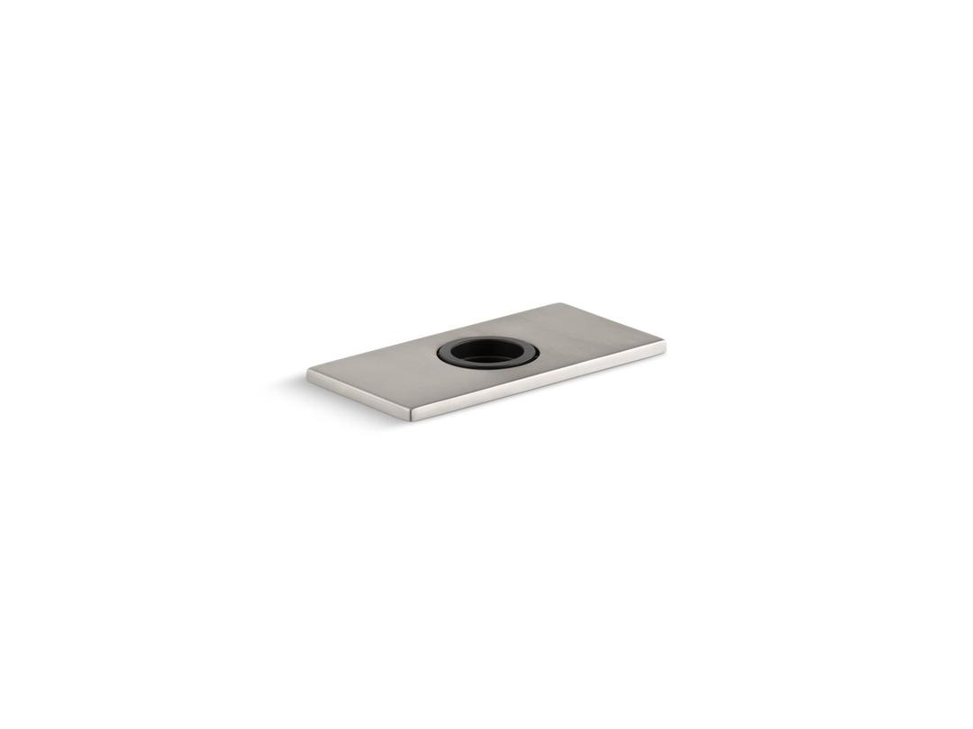 4'' escutcheon plate for InsightE and Kinesis faucet by Kohler
