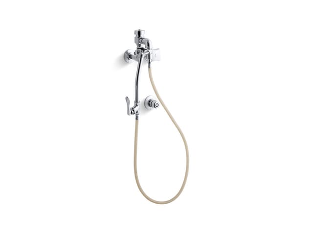 Kohler Triton Built-in bedpan washer with washer standard sprayhead and handle - Polished Chrome