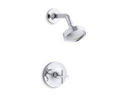 Kohler Purist Rite-Temp shower trim kit with cross handle, 2.5 gpm - Polished Chrome - image 1