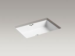 Kathryn 23-7/8'' x 15-5/8'' x 6-1/4'' Undermount bathroom sink with glazed underside - image 3