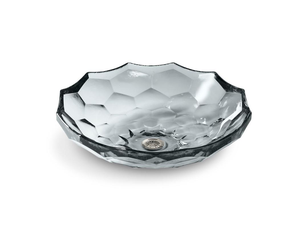 BrioletteE 17-1/2'' round vessel bathroom sink, no overflow - Ice by Kohler