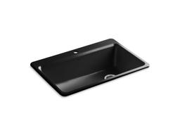Riverby 33'' top-mount single-bowl workstation kitchen sink - image 1