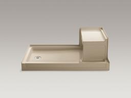 Kohler Tresham 60'' x 36'' alcove shower base, left drain - Biscuit - image 3