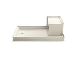 Kohler Tresham 60'' x 36'' alcove shower base, left drain - Biscuit - image 4