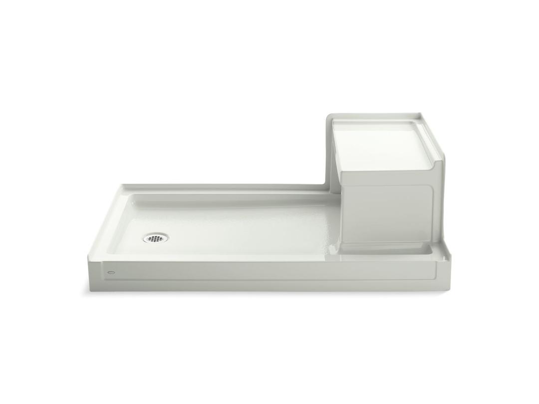 Kohler Tresham 60'' x 36'' alcove shower base, left drain - Dune by Kohler