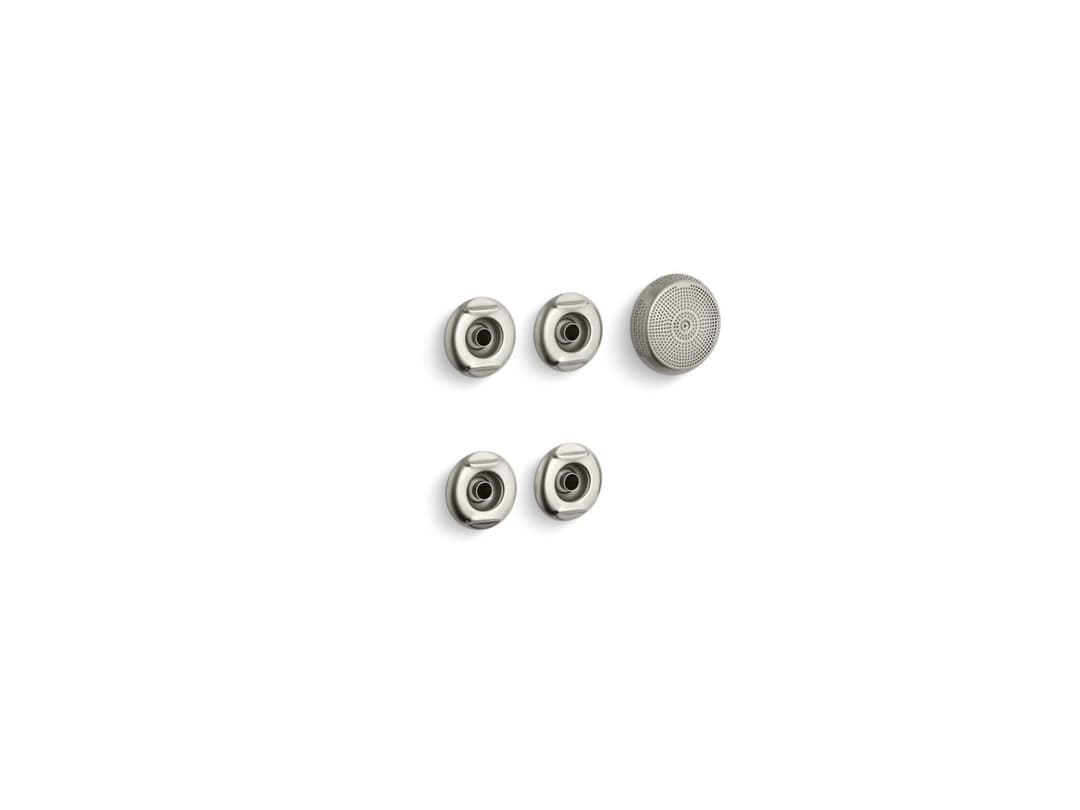 Kohler Flexjet Whirlpool trim kit with four jets - Vibrant Brushed Nickel by Kohler