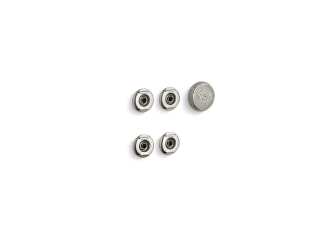 Kohler Flexjet Whirlpool trim kit with four jets - Vibrant Brushed Nickel