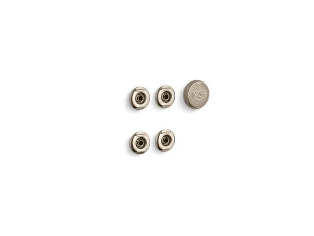 Kohler Flexjet Whirlpool trim kit with four jets - Vibrant Brushed Bronze