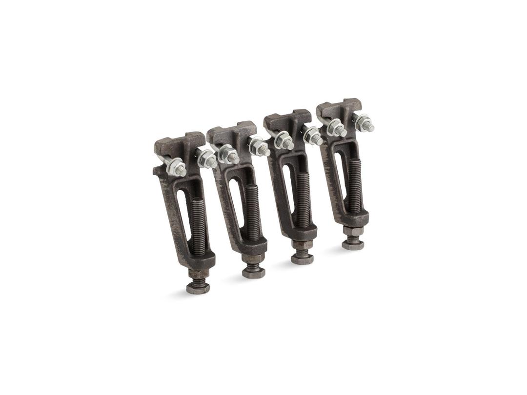 Adjustable feet for cast iron baths by Kohler