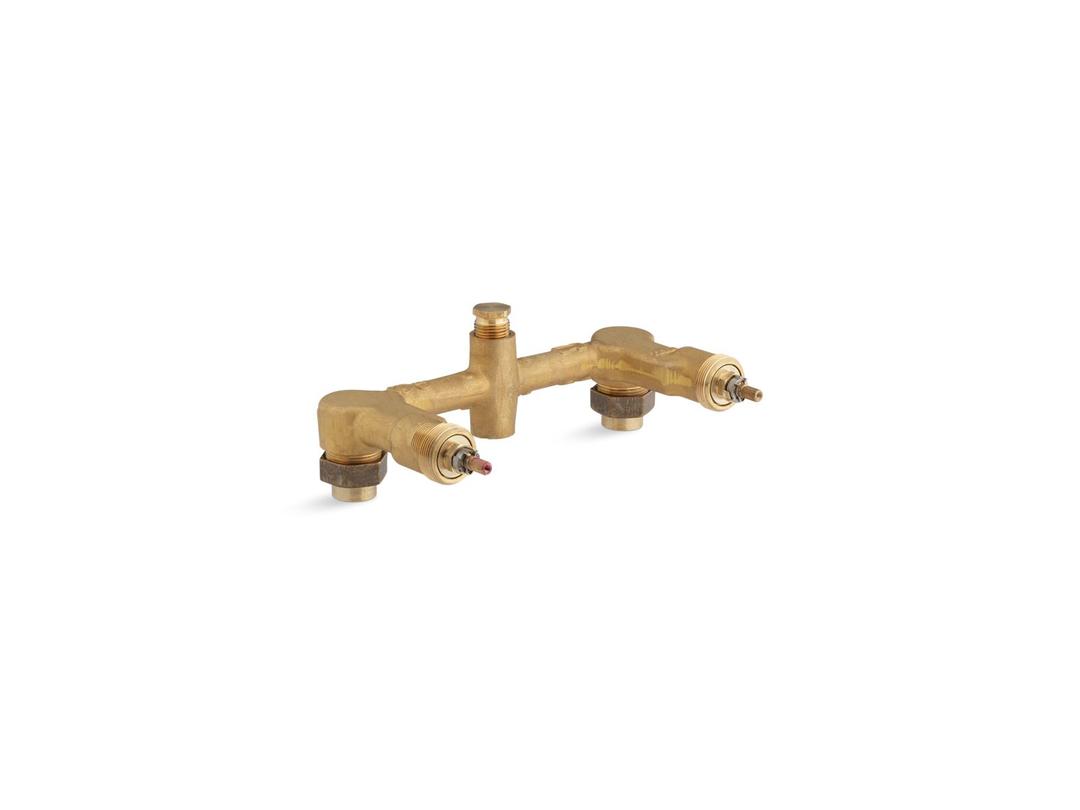 Kohler Widespread 1/2'' ceramic in-wall two-handle valve system with 8'' centers - Not Applicable by Kohler